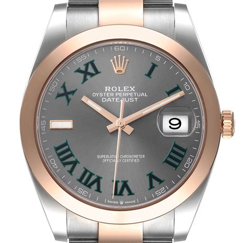 rolex wimbledon rose gold